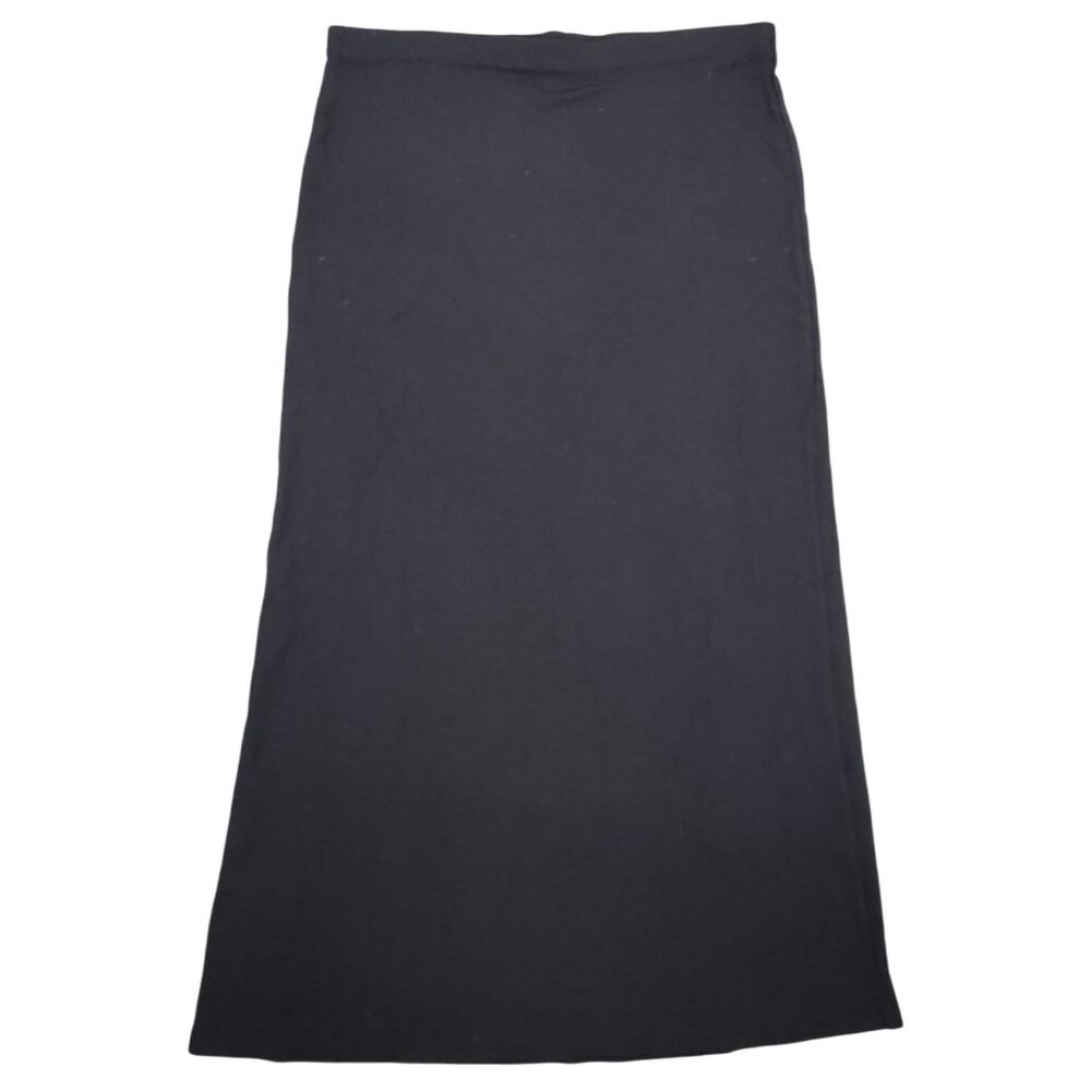 Vintage Old Navy Black Long Maxi Skirt Small Stretch Straight 90's Y2K Simple